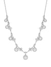 Beach Medium Platinum Diamond Necklace