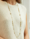 Secret Garden Long Yellow Gold Necklace