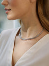 Peace of Mined Pear Cut Diamond Necklace