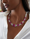 Secret Garden Verdure Rubellite Diamond Necklace