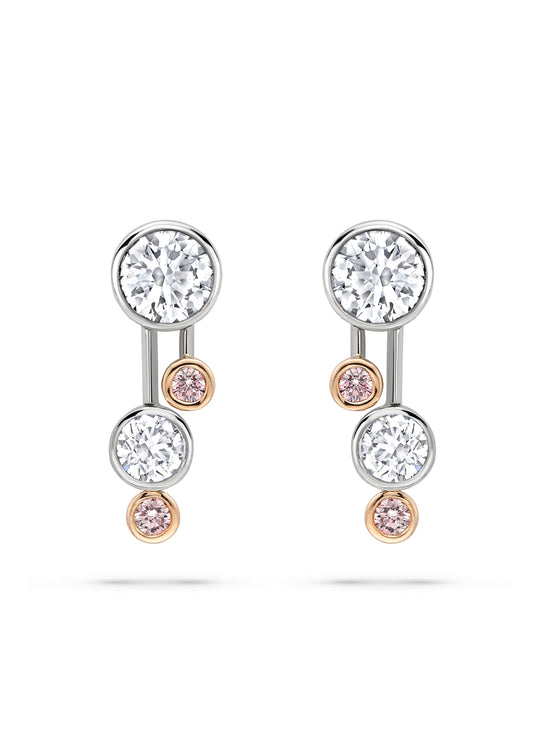 Raindance Pink Diamond Drop Earrings | Boodles