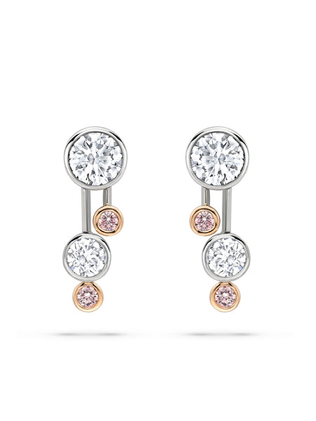 Raindance Pink Diamond Drop Earrings | Boodles