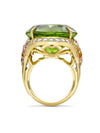 Highlands Oval Peridot Yellow Gold Ring