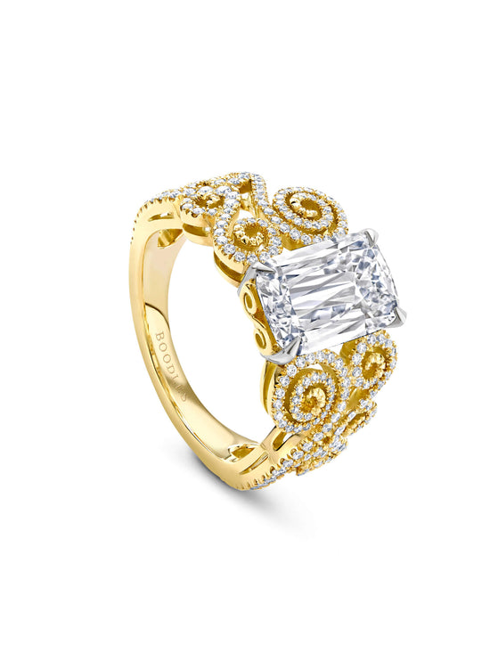  A Family Journey Vienna Ashoka Diamond Yellow Gold Ring