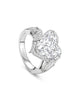 A Family Journey Florence Heart Cut Diamond Platinum Ring