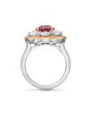 Vintage Oval Cut Ruby Ring