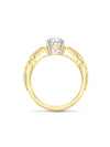 Peace of Mined Yellow Gold Diamond Ring