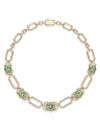 Secret Garden Verdure Tourmaline Yellow Gold Necklace