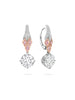 Peace of Mined Pink Diamond Drop Earrings