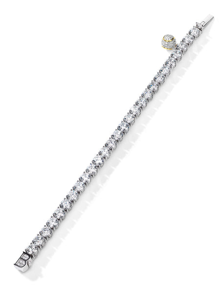 Boodles Platinum Diamond Tennis Bracelet