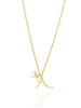 Love Letter Yellow Gold Initial Pendant