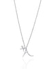 Love Letter White Gold Initial Pendant