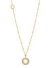 Circus Long Yellow Gold Bead Necklace