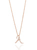 Love Letter Diamond Rose Gold Pendant