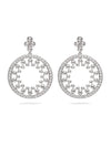 Circus White Gold Diamond Drop Earrings