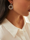 Circus White Gold Diamond Drop Earrings