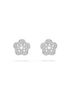 Blossom White Gold Diamond Stud Earrings