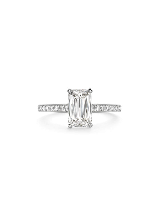 Harmony Ashoka Cut Platinum Diamond Engagement Ring