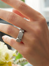 Jazz White Gold Pave Diamond Ring