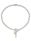 Peace of Mined Yellow Diamond Necklace