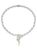 Peace of Mined Yellow Diamond Necklace