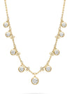 Beach Large Yellow Gold Diamond Necklace