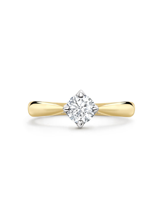 Boodles Brilliance Yellow Gold Diamond Engagement Ring 0.5 carat (approx.)