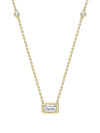 Florentine Ashoka Diamond Yellow Gold Pendant