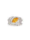 Yellow Marquise Impressions Ring